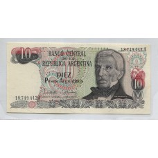 ARGENTINA COL. 678a BILLETE DE $ 10 PESOS ARGENTINOS SIN CIRCULAR UNC
